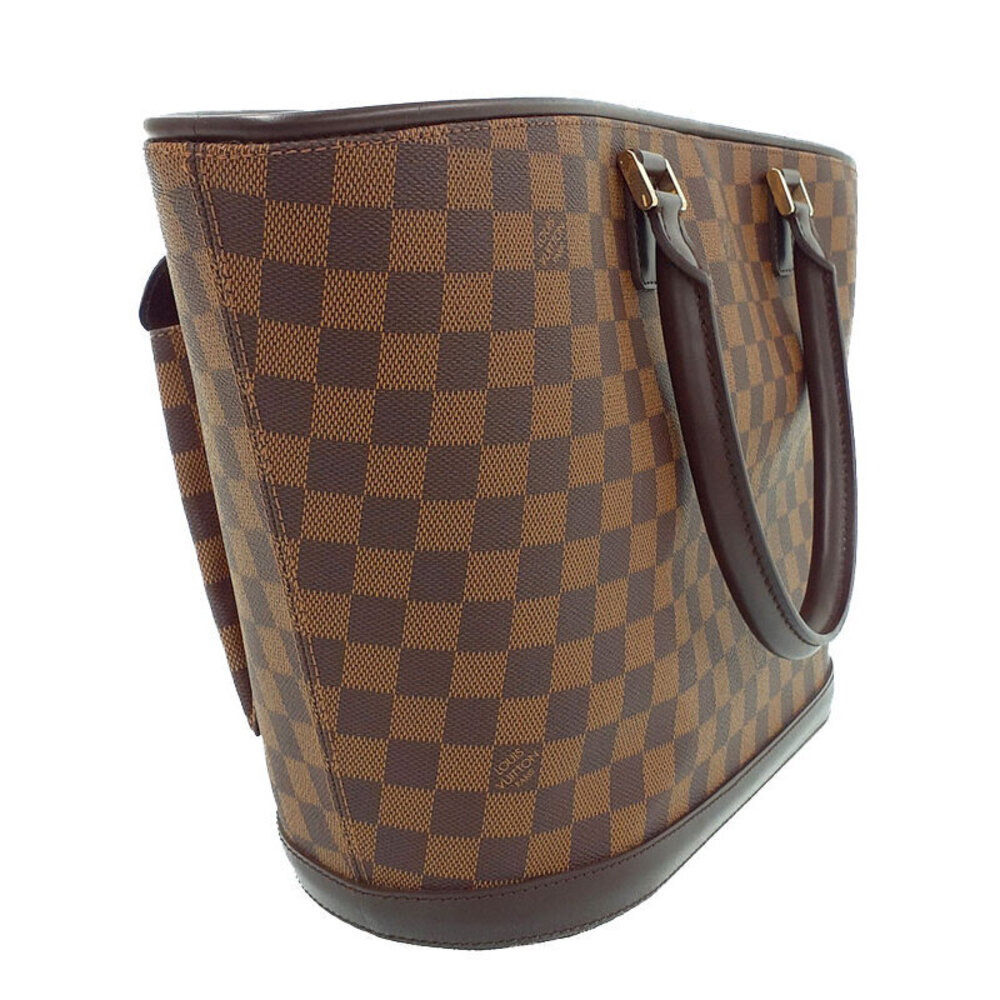 Louis Vuitton Damier Ebene Manosque Brown Bag Tote